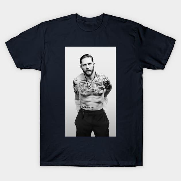 The Dynamic Range Of Tom Hardy Acting Talent T-Shirt by Nychos's style